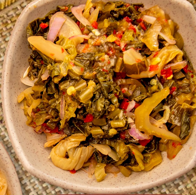 Pickled Mustard Greens